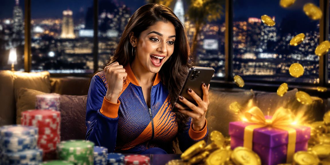 Player in Pune using mobile device to enjoy Andar Bahar and cricket betting